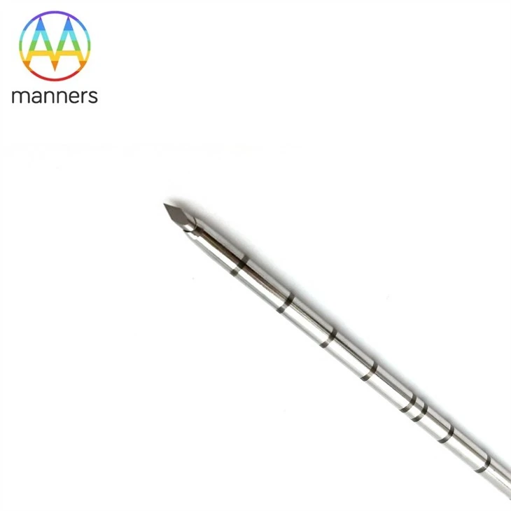 Medical Sharp Solid Stainless Steel Trocars Needle