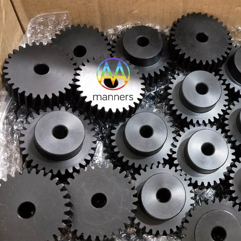 Oman-kunden 2000 stk tilpasset CNC-bearbeiding svarte plastdeler venter på fo...
