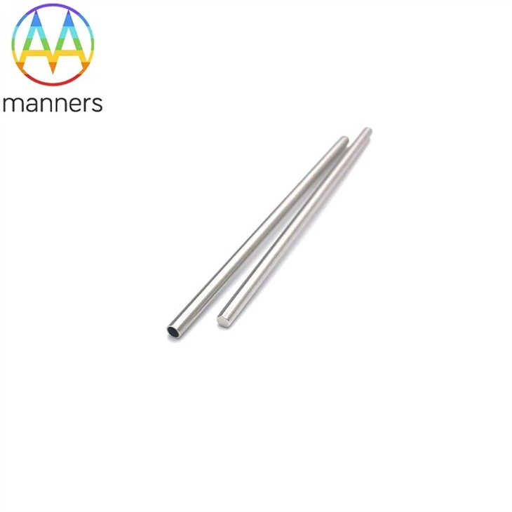 One Closed Flat End Stainless Steel Pipe