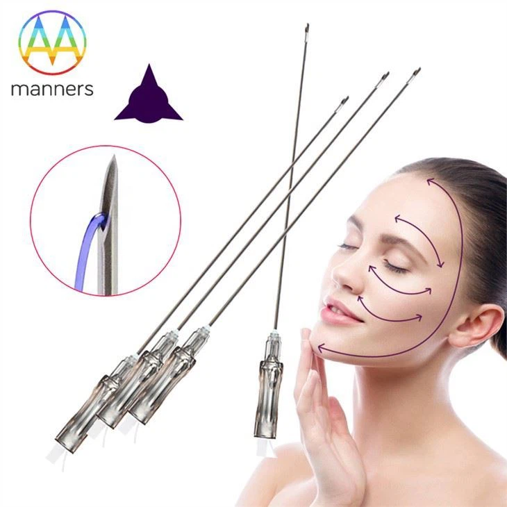 PDO Thread Lift Face Screw Sutures Needle